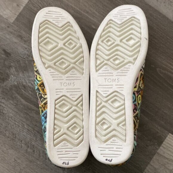 Toms x Monopoly Alpargata Slip-On Shoes Mens 9 Multicolor Multi Money Print LE - Picture 10 of 12
